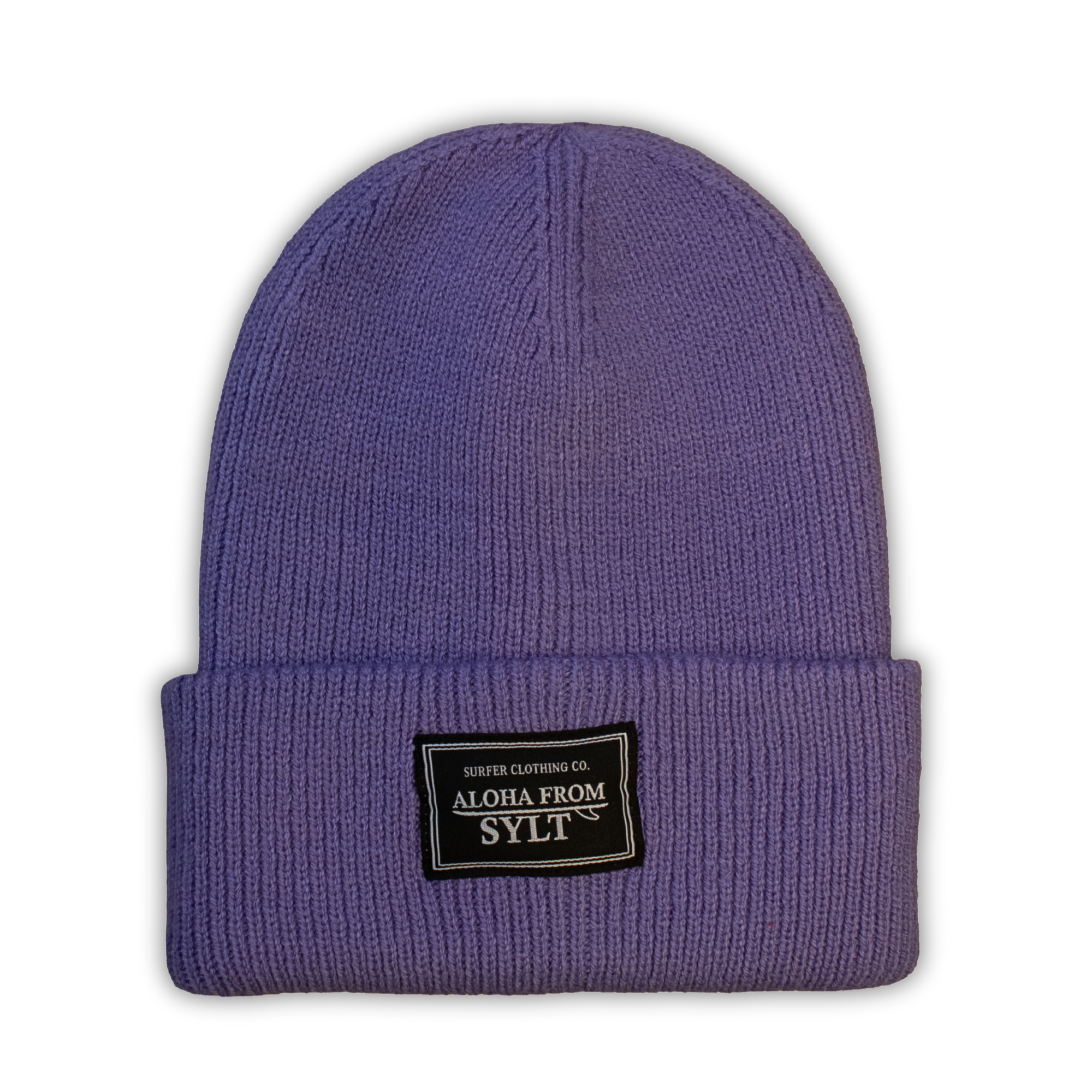 Beanie in Strickmuster - Violet