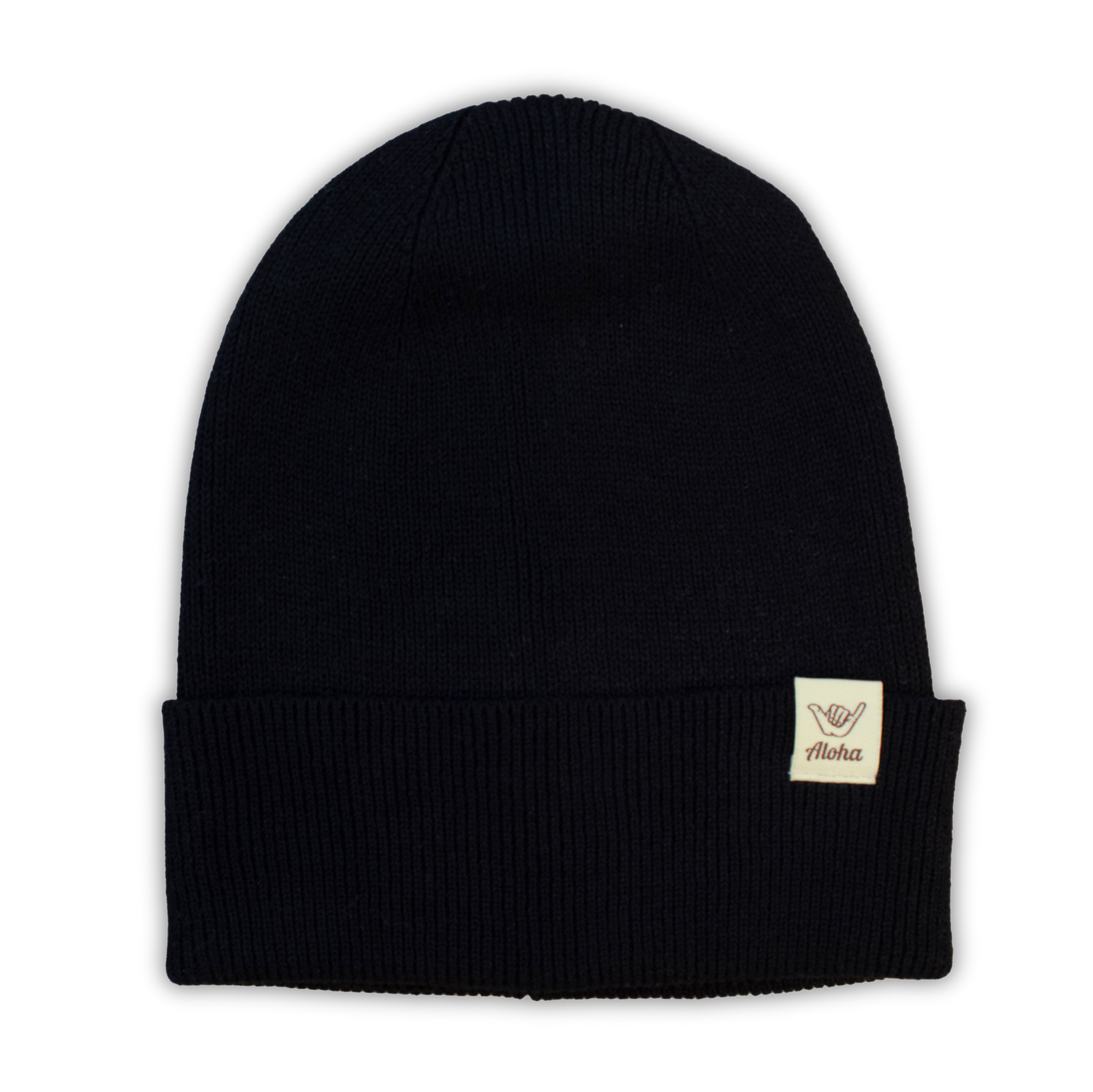 Beanie aus Bio-Baumwolle - Black