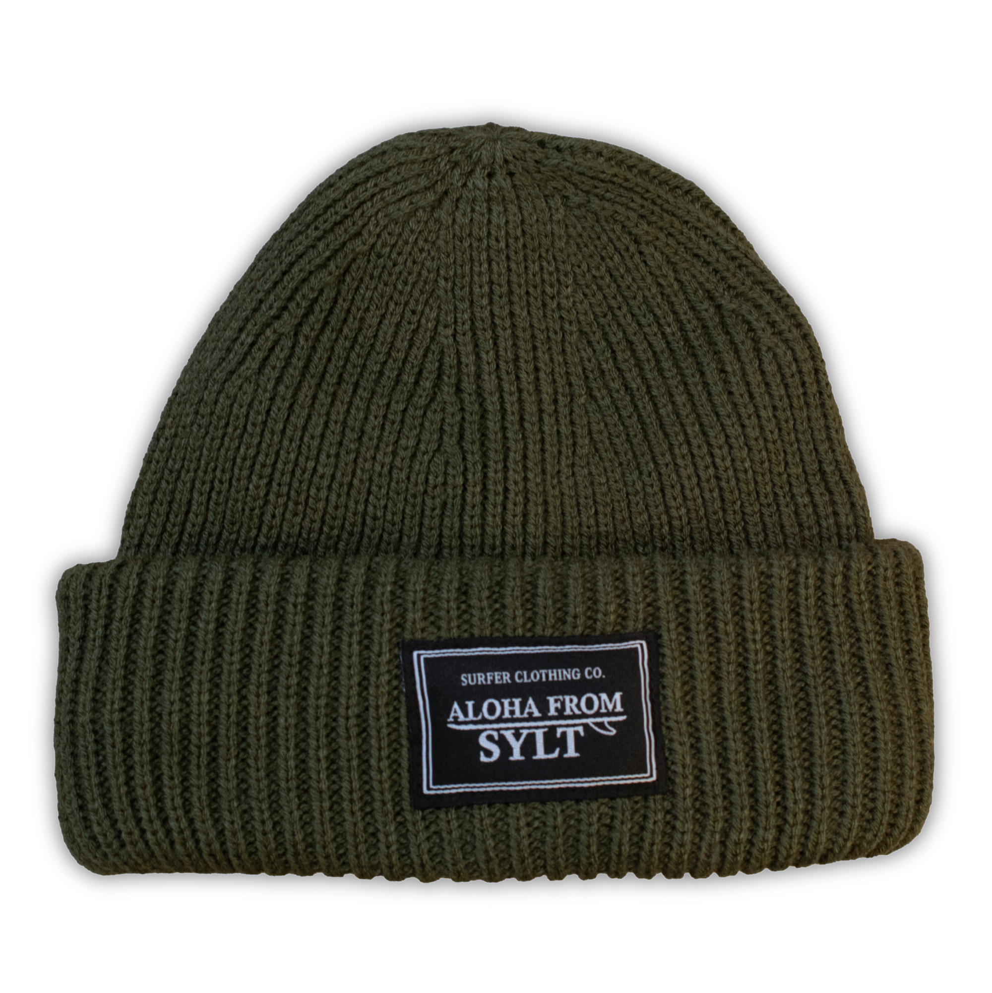 Beanie gefüttert - Olive Green