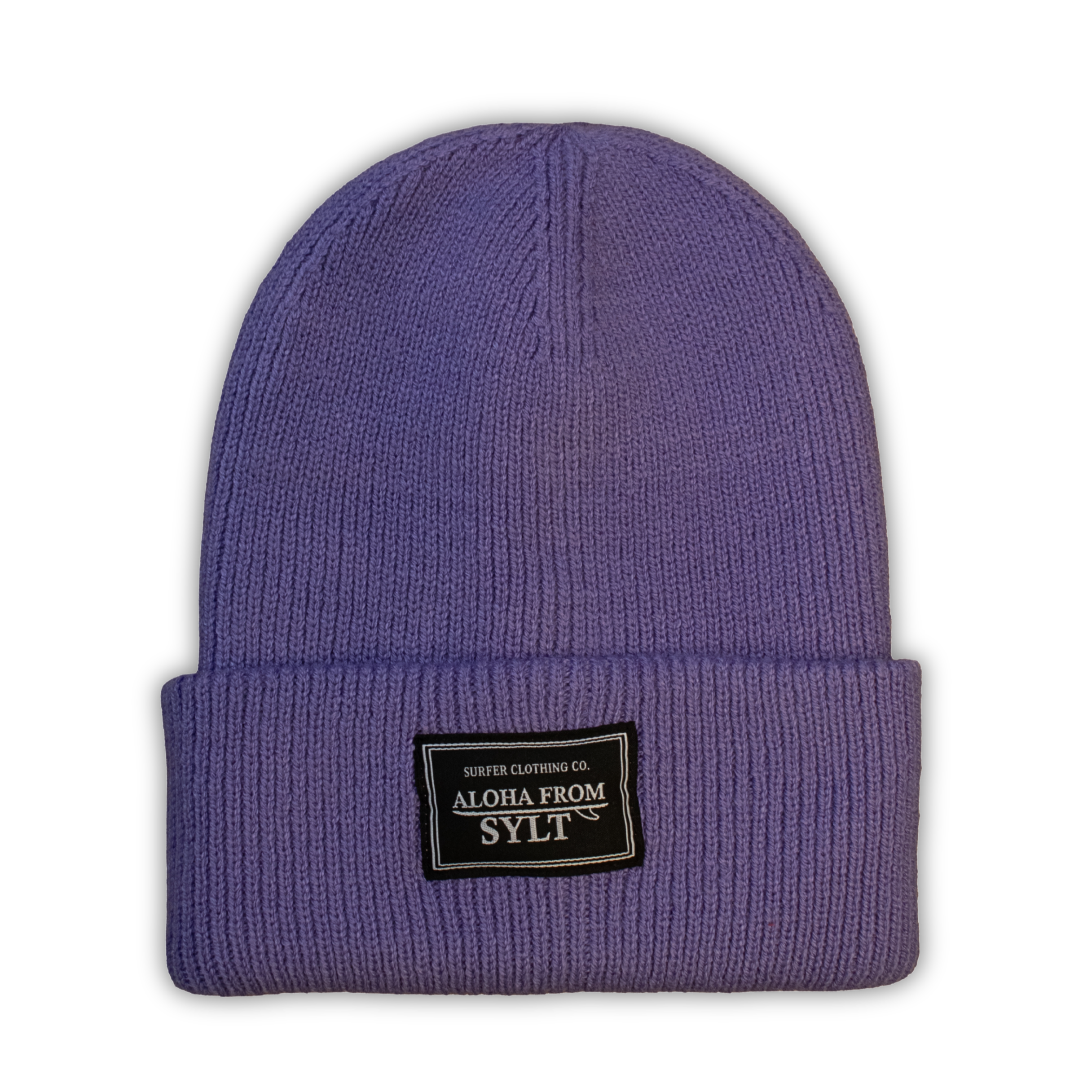 Beanie in Strickmuster - Violet