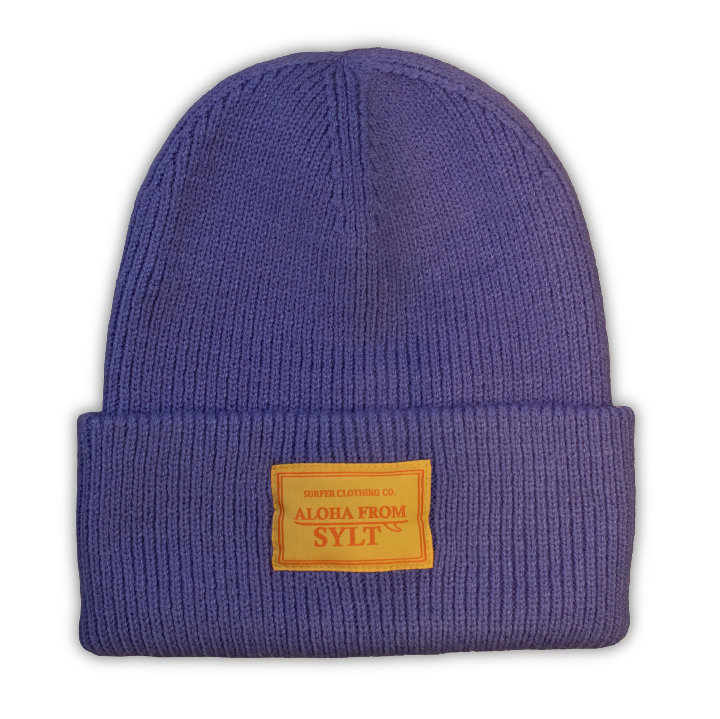 Beanie in Strickmuster - Violet