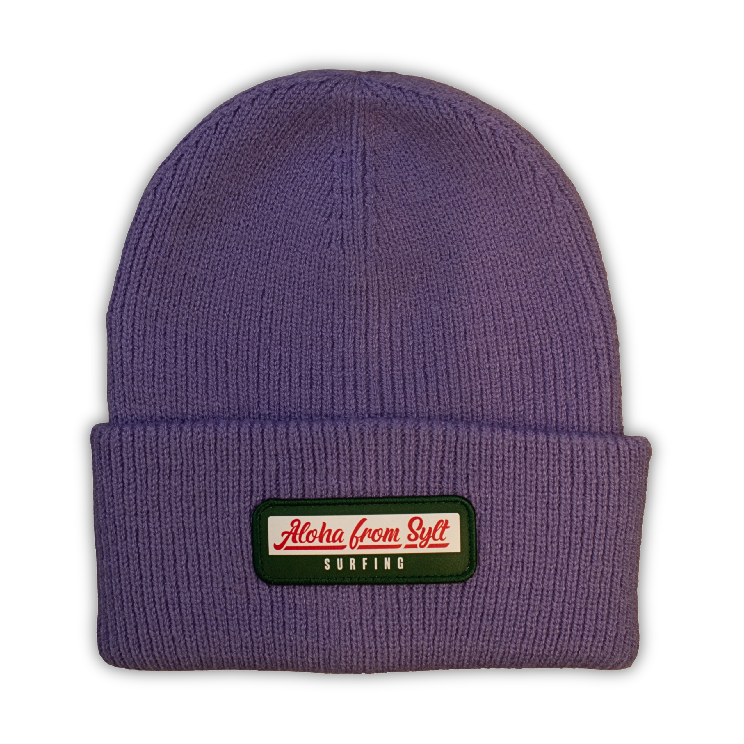 Beanie in Strickmuster - Violet