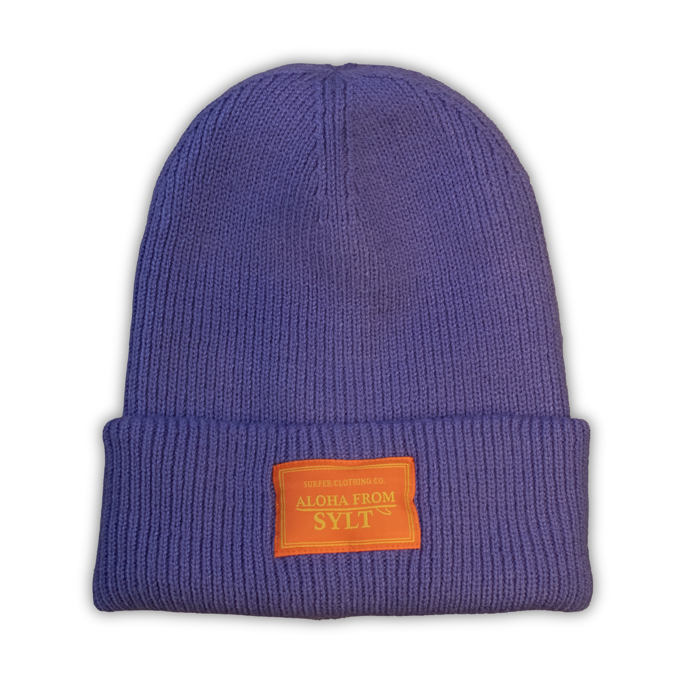 Beanie in Strickmuster - Violet