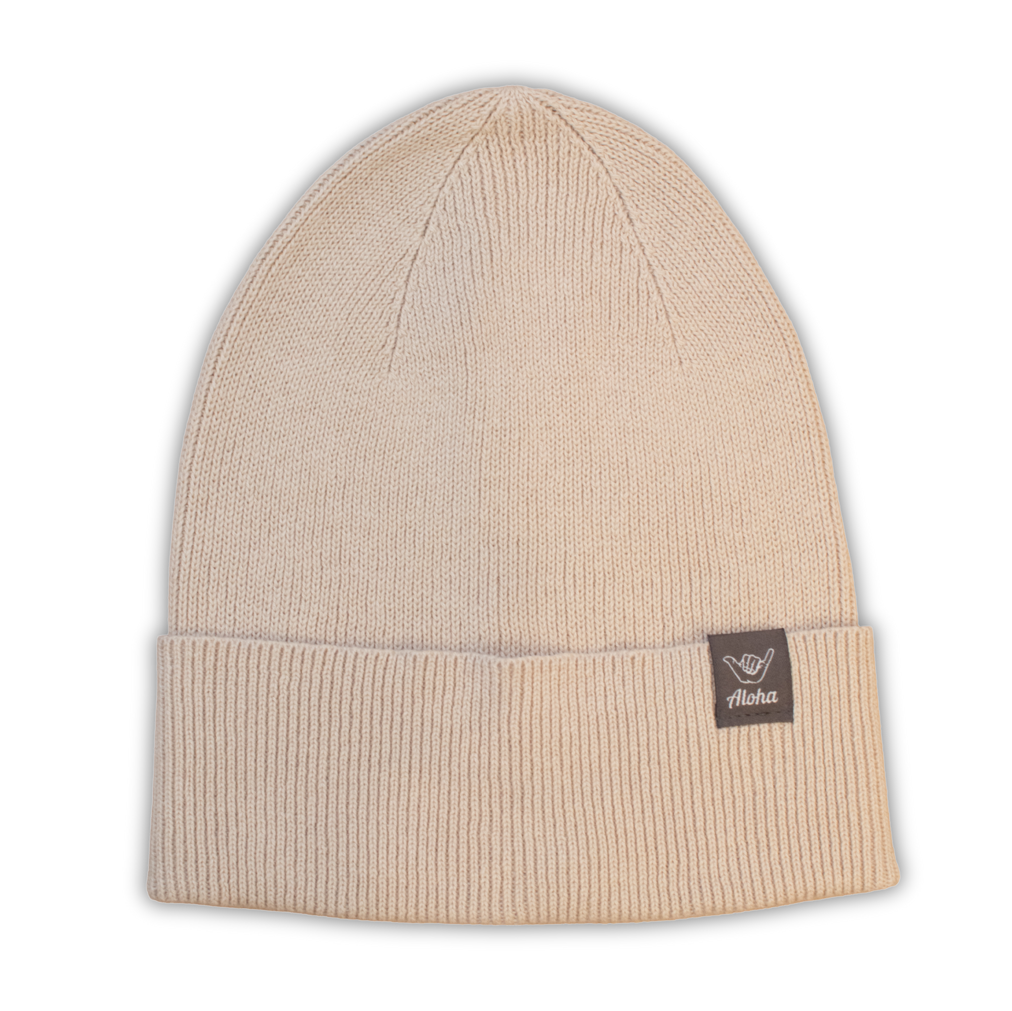 Beanie aus Bio-Baumwolle - Sand