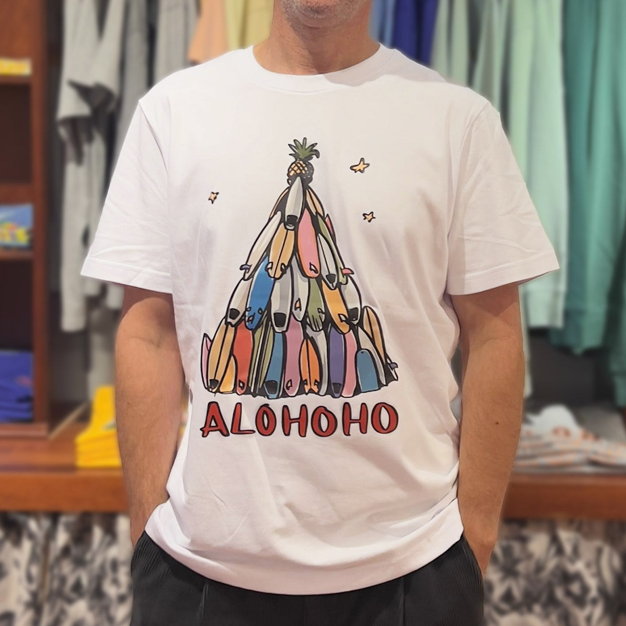 Surf Christmas Tree Shirt