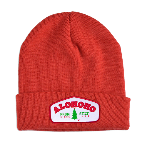 Aloha Christmas Beanie red Alohoho