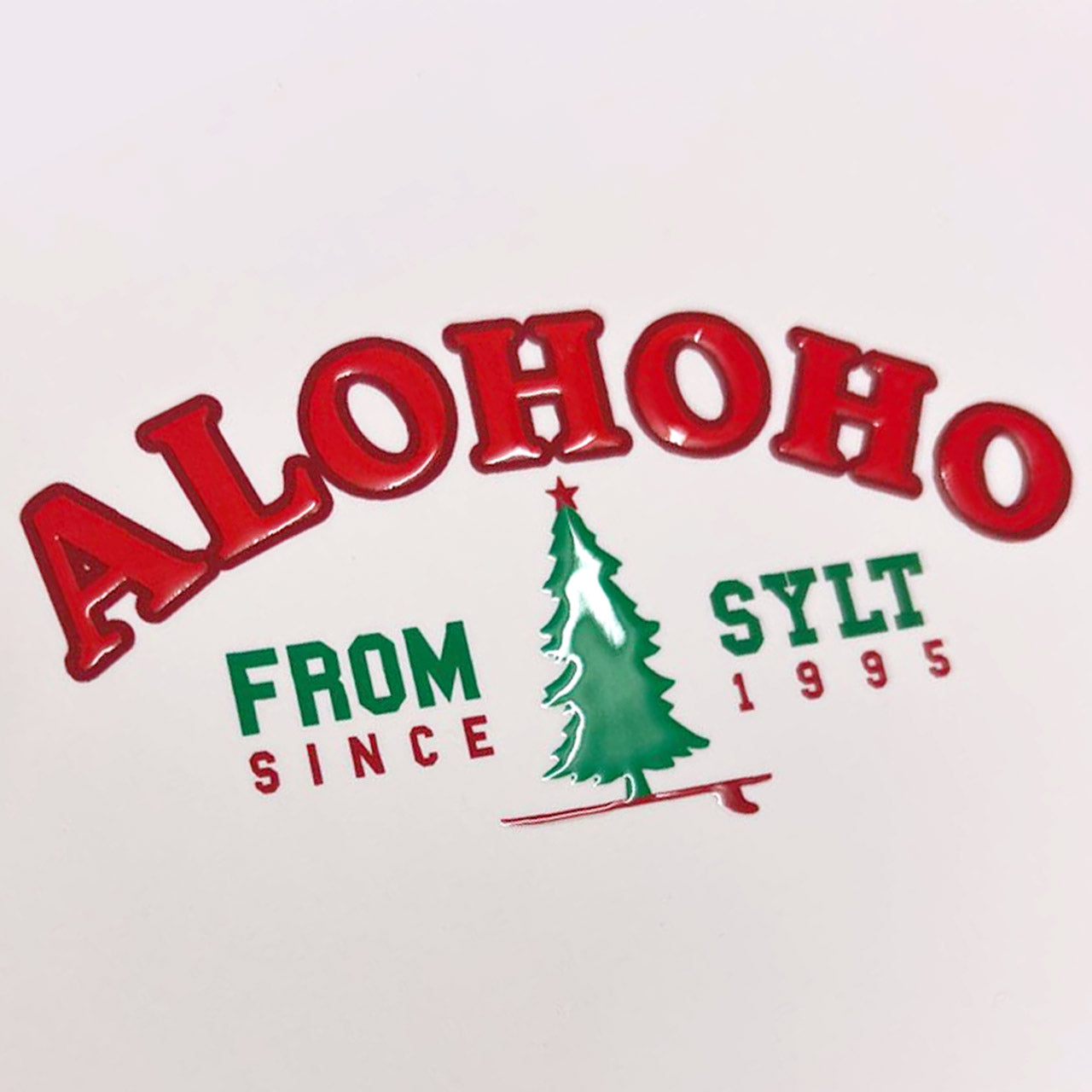 Weihnachtskarte Alohoho Tree