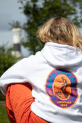 Kuscheliger fairer Surf-Pullover aus Bio-Baumwolle mit Backprint