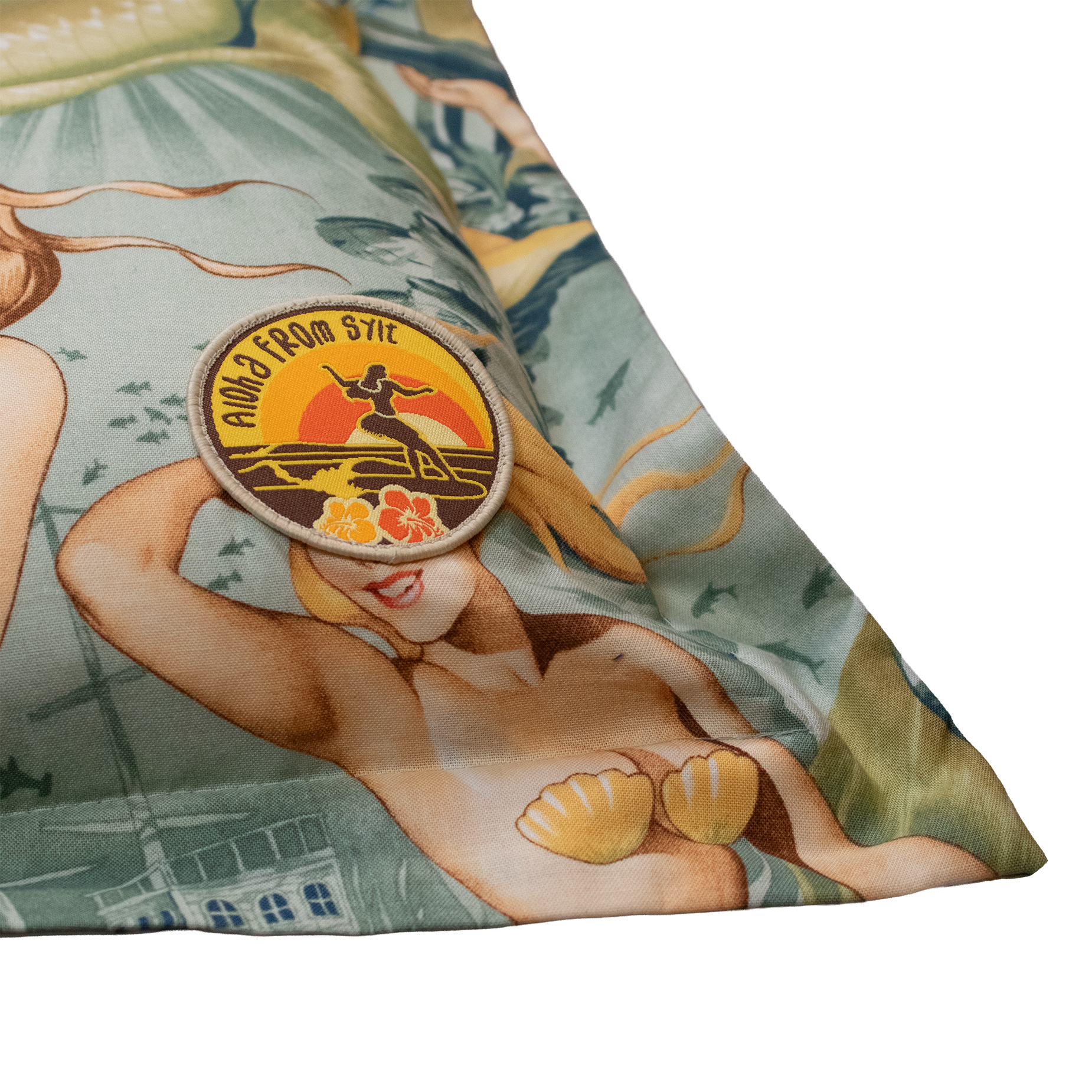 Kissenbezug Meerjungfrauen, Surf Retro, Stoff von Alexander Henry