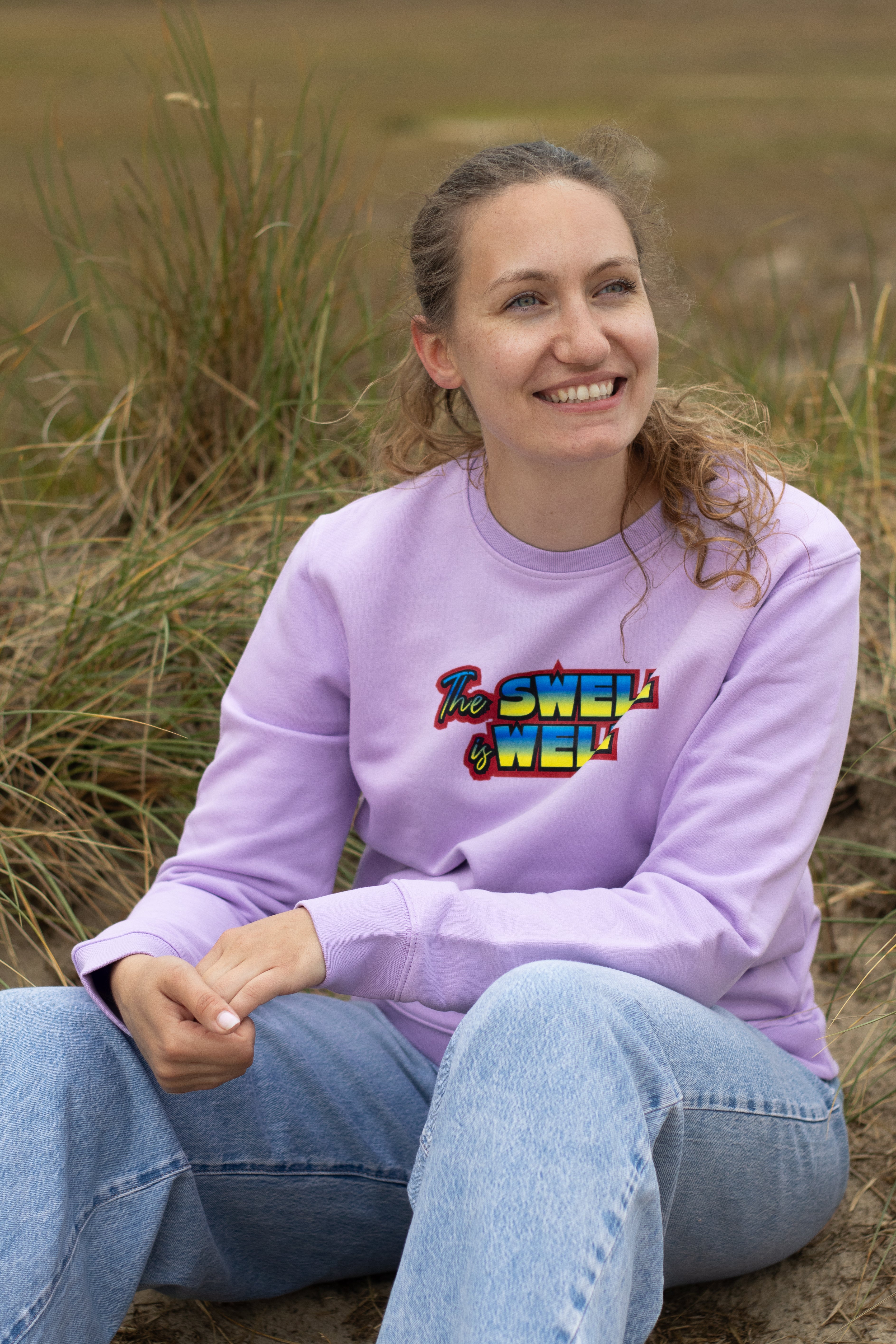 Unisex Sweatshirt für Surfer aus Bio-Baumwolle - The Swell is well