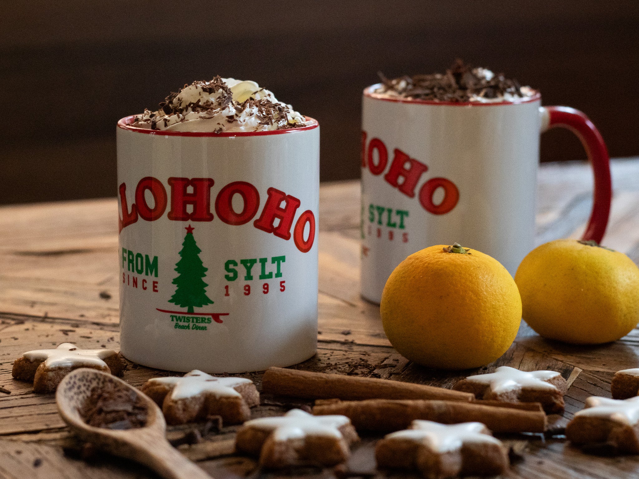 Weihnachtstasse Geschenkidee für Surfer