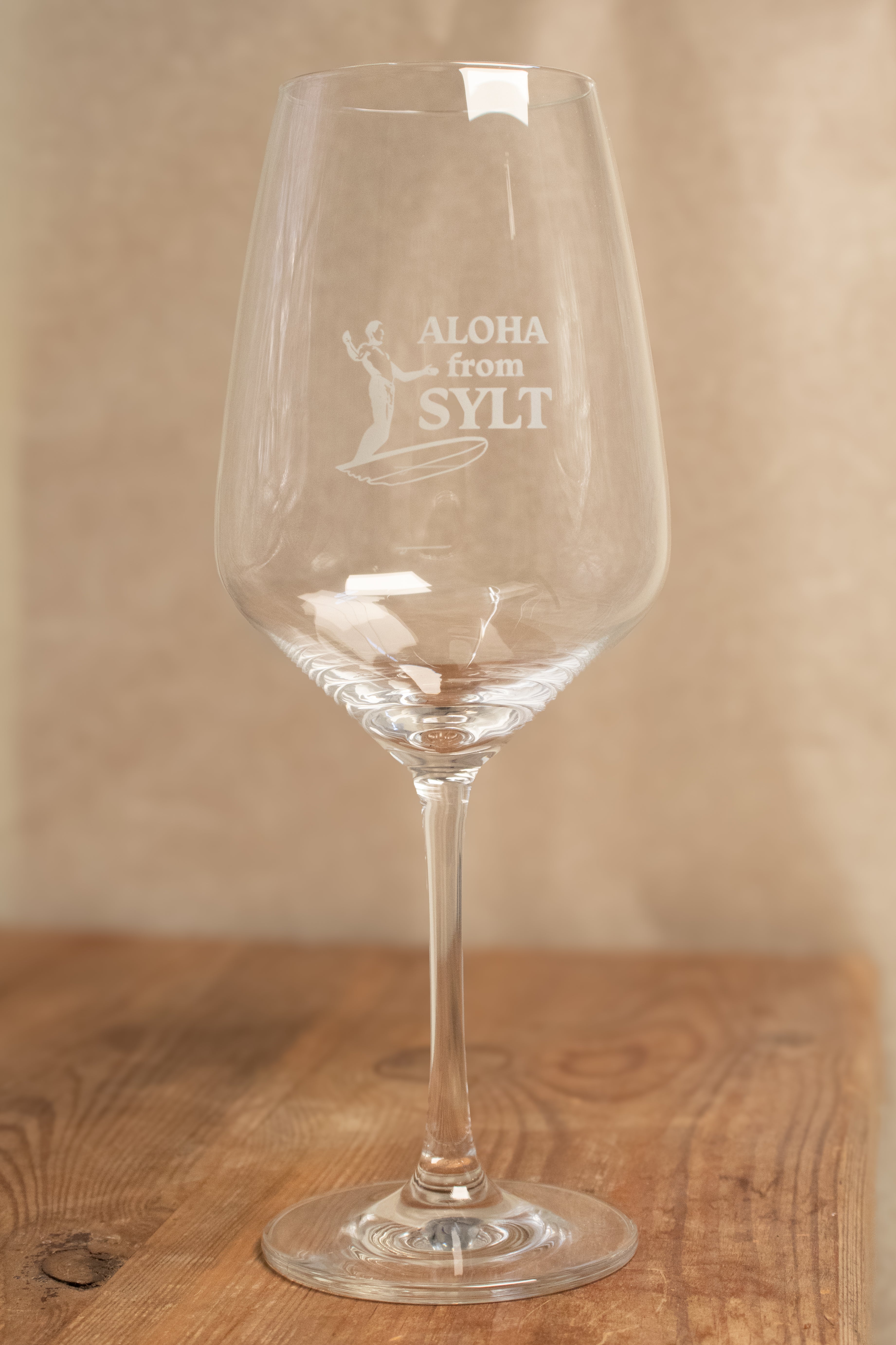 hochwertiges Weinglas Sylt