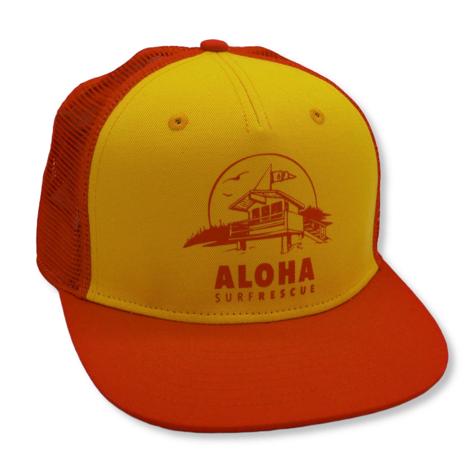 Snapback Mesh-Cap Surf Rescue