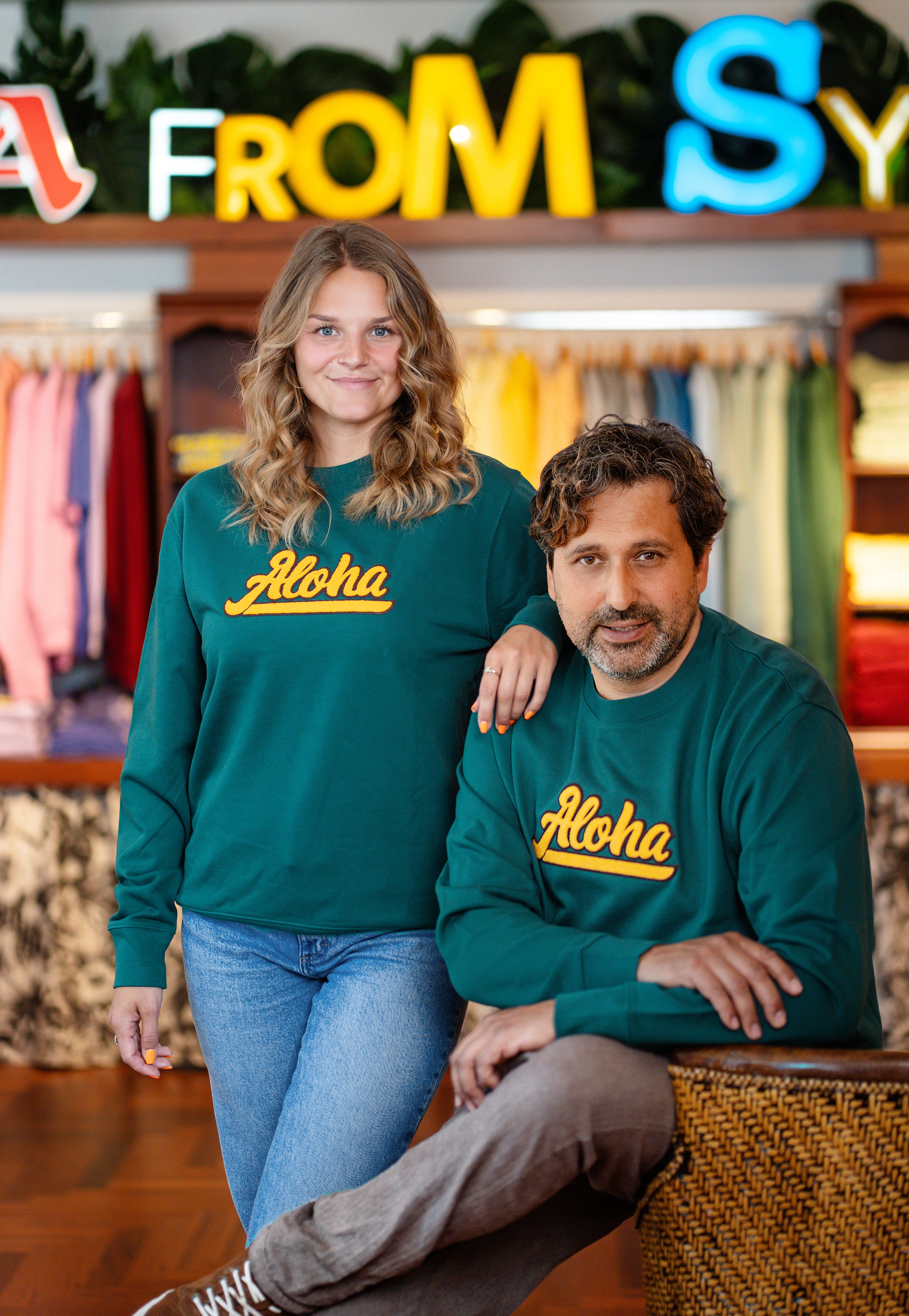 Sweater - Aloha Baseball Glazed Green