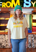 T-Shirt - Aloha Flowers - Women's Cut (butter)