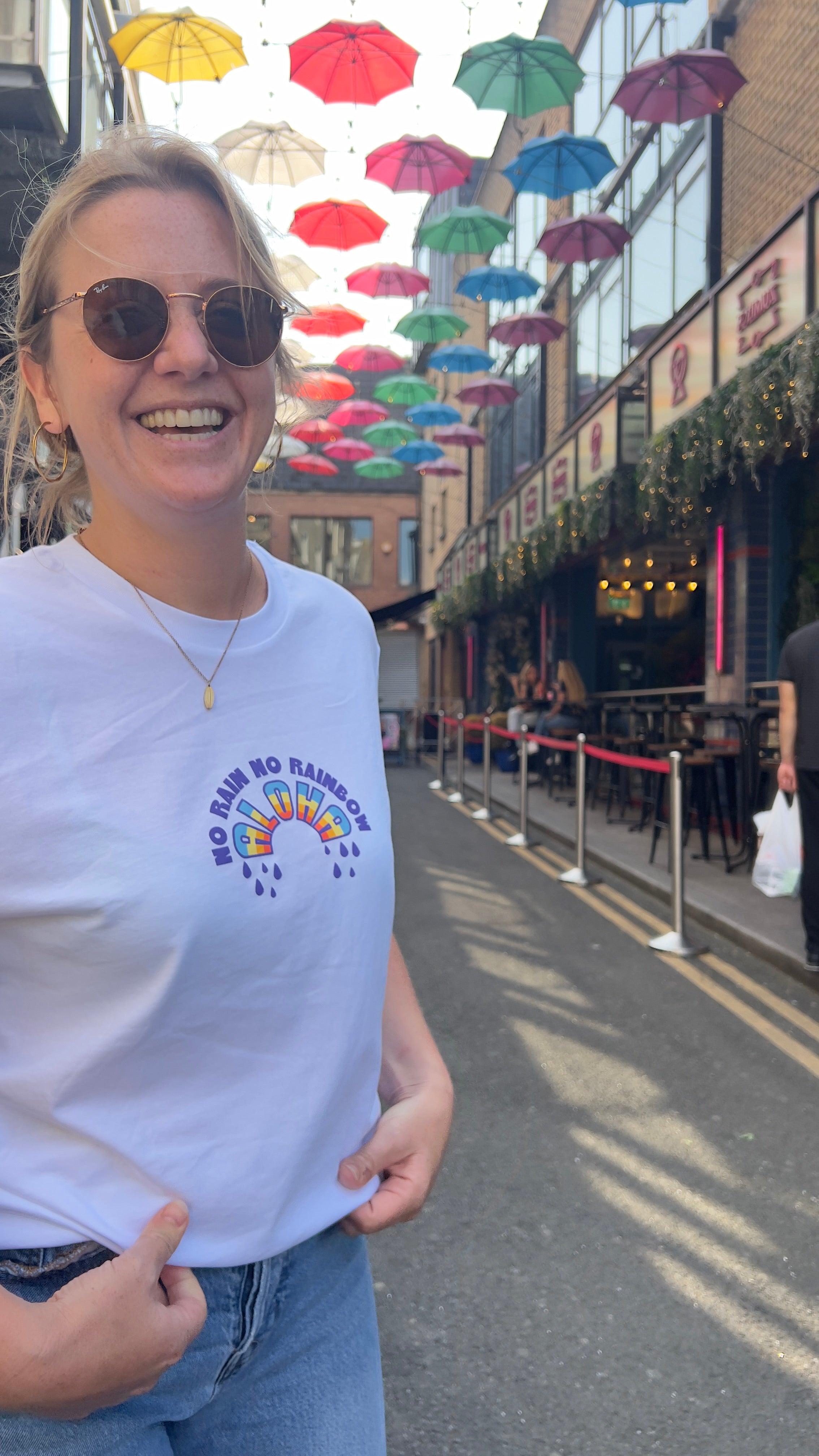 T-Shirt - No Rain No Rainbow Palme