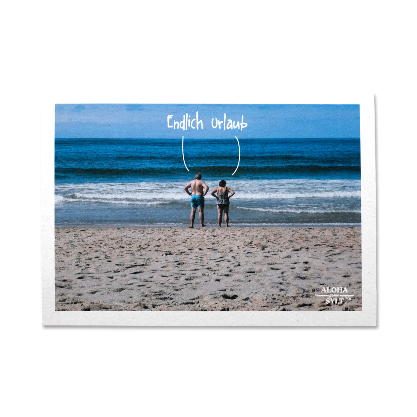 Postkarte Endlich Urlaub