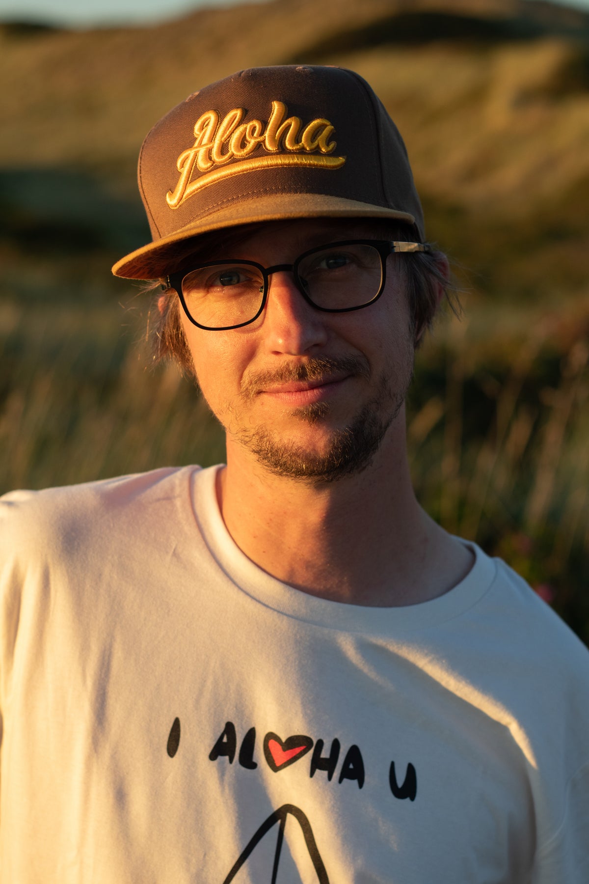 Snapback-Cap Aloha brown