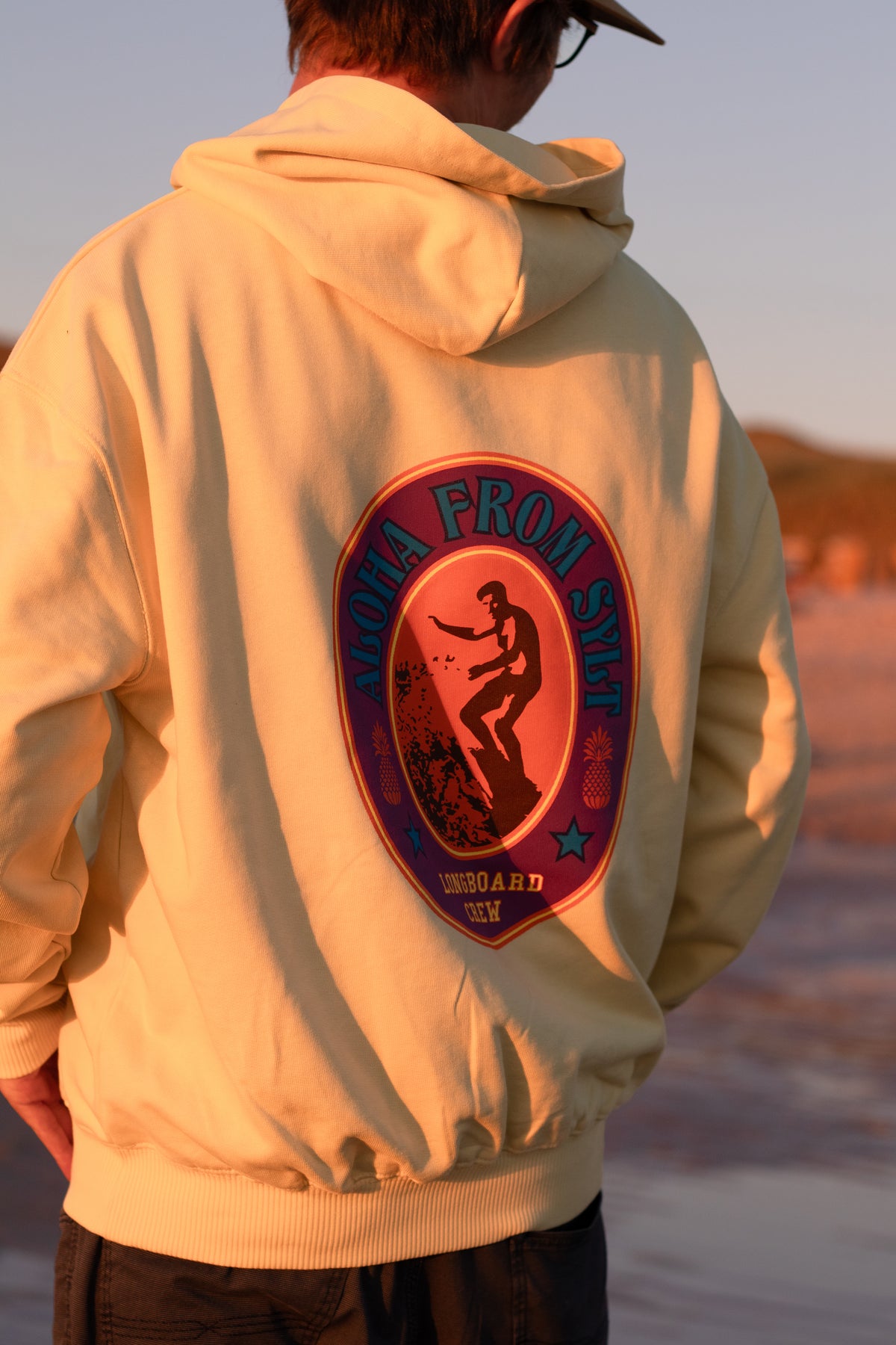 Hoodie - Aloha Surfer Longboard 2.0 (Terry)