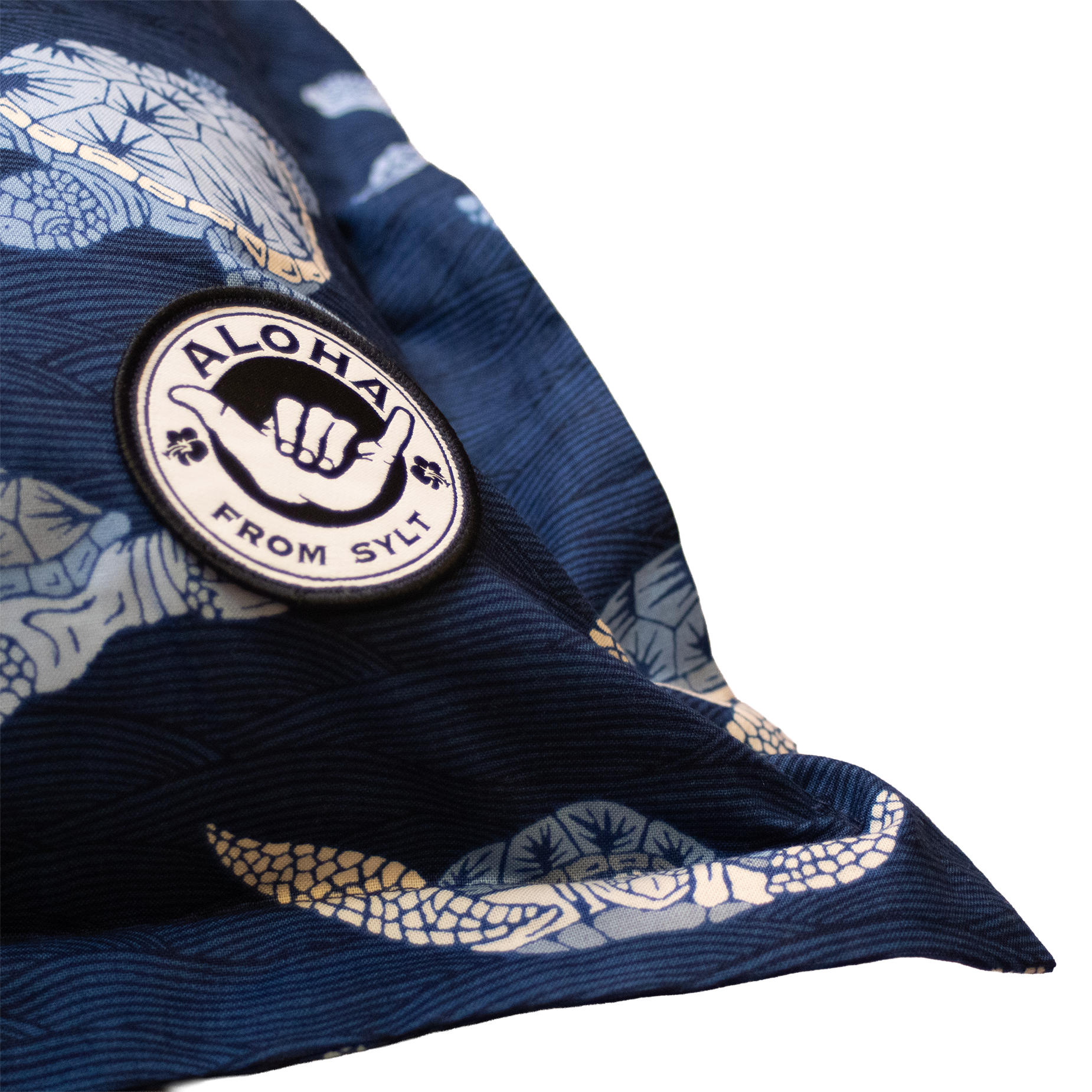 surf Aufnäher Chaka-Hand auf Kissenbezug