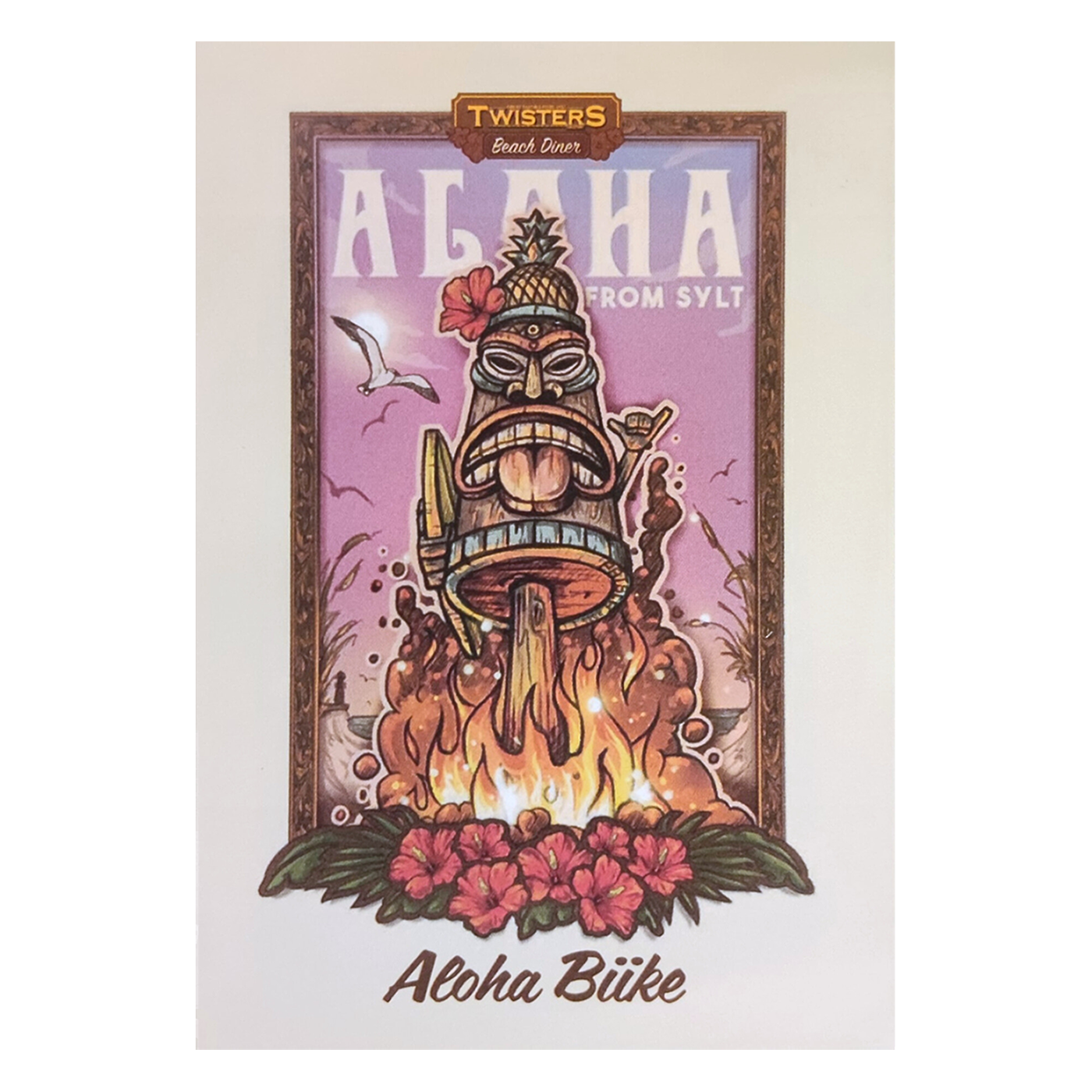 Sticker Biike auf Sylt