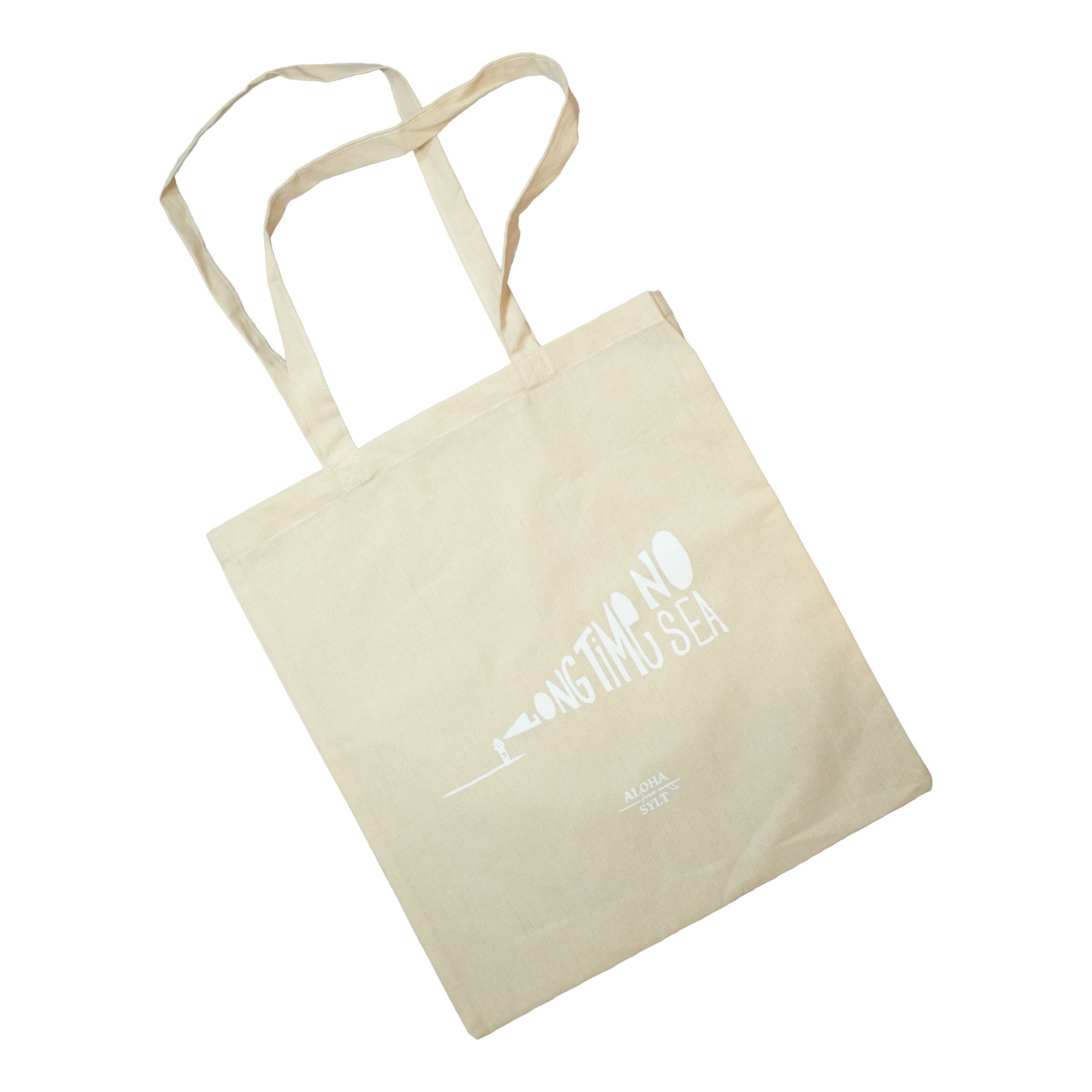 Stoffbeutel "Long time no sea" (white)