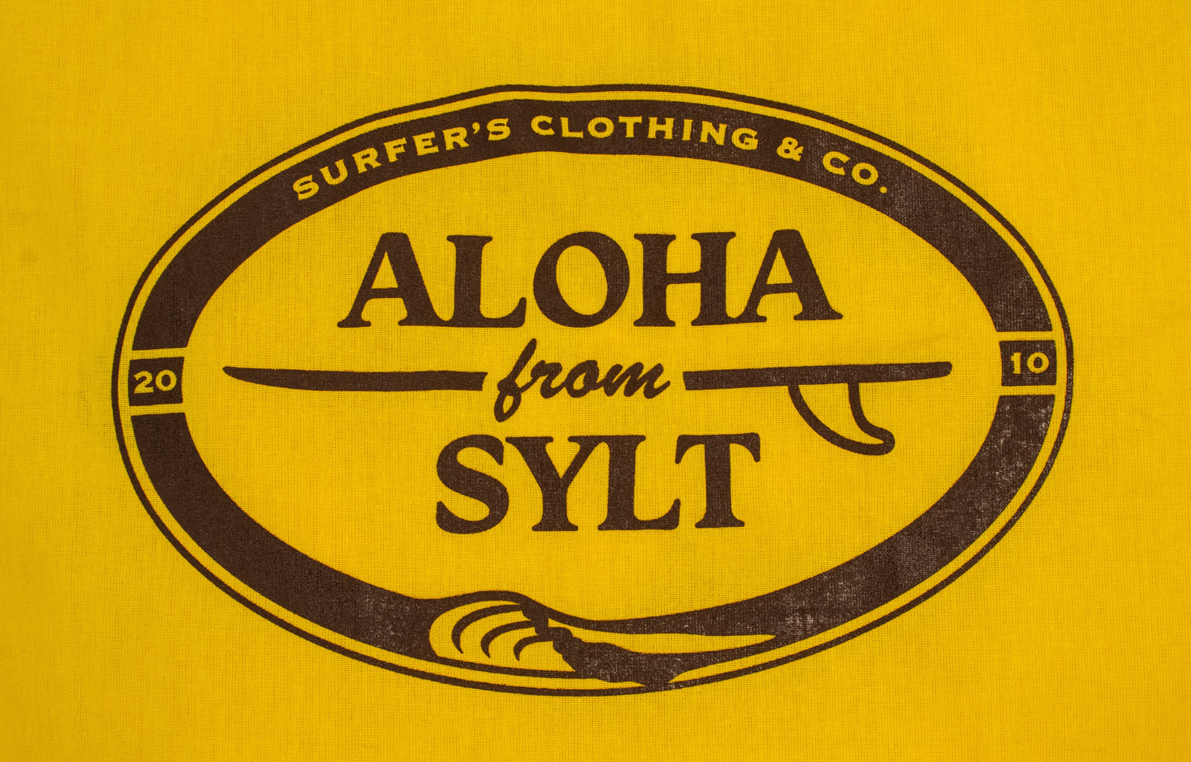 Stoffbeutel Aloha from Sylt Logo