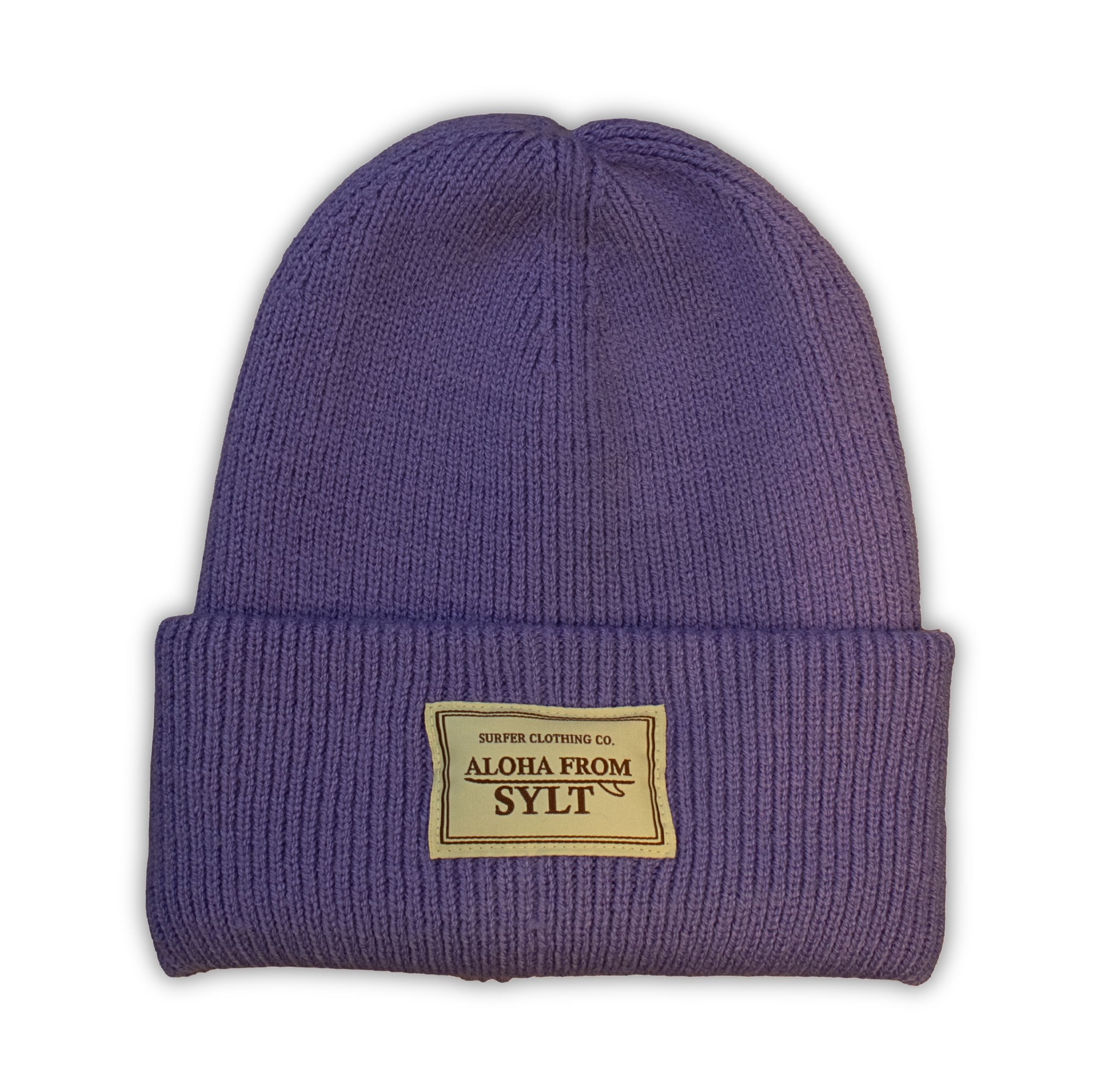 Beanie in Strickmuster - Violet