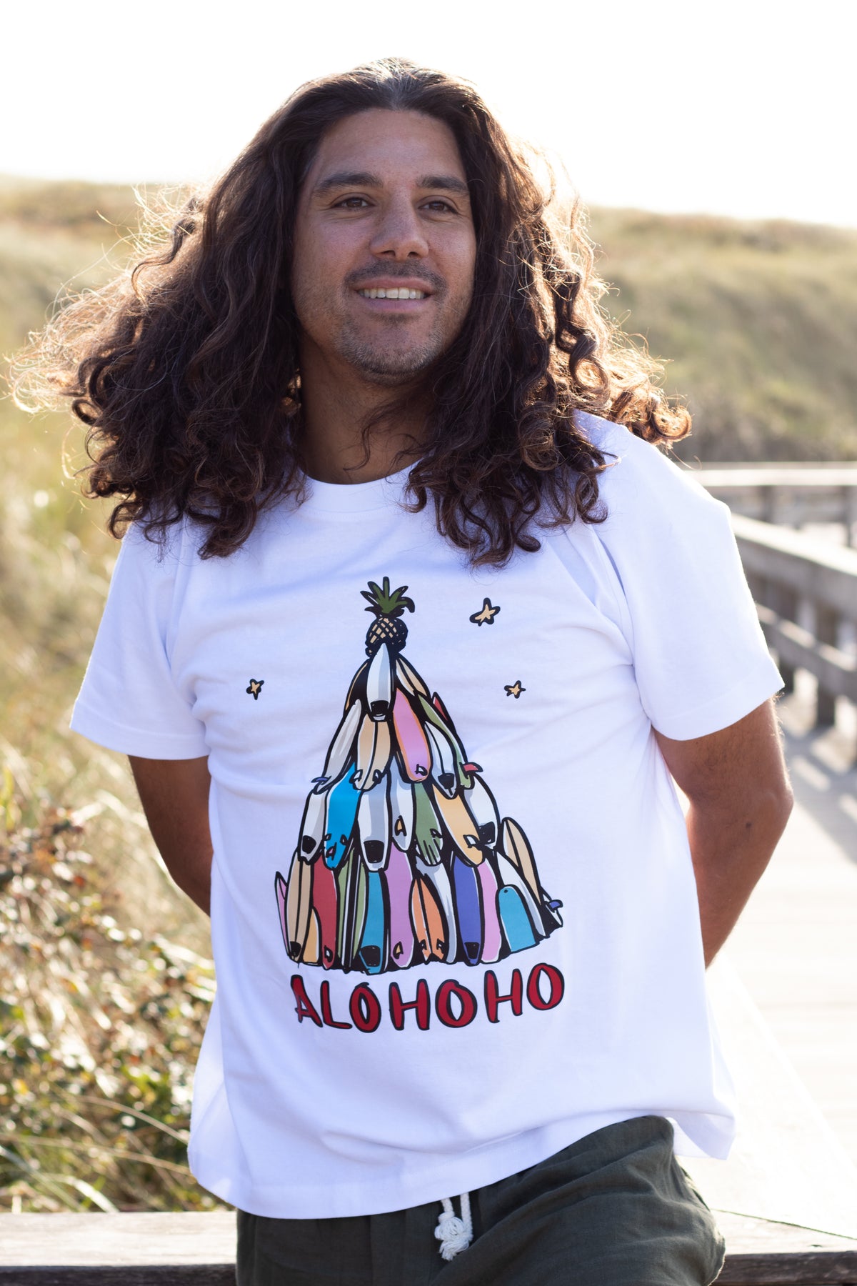 Surf Christmas Tree Shirt