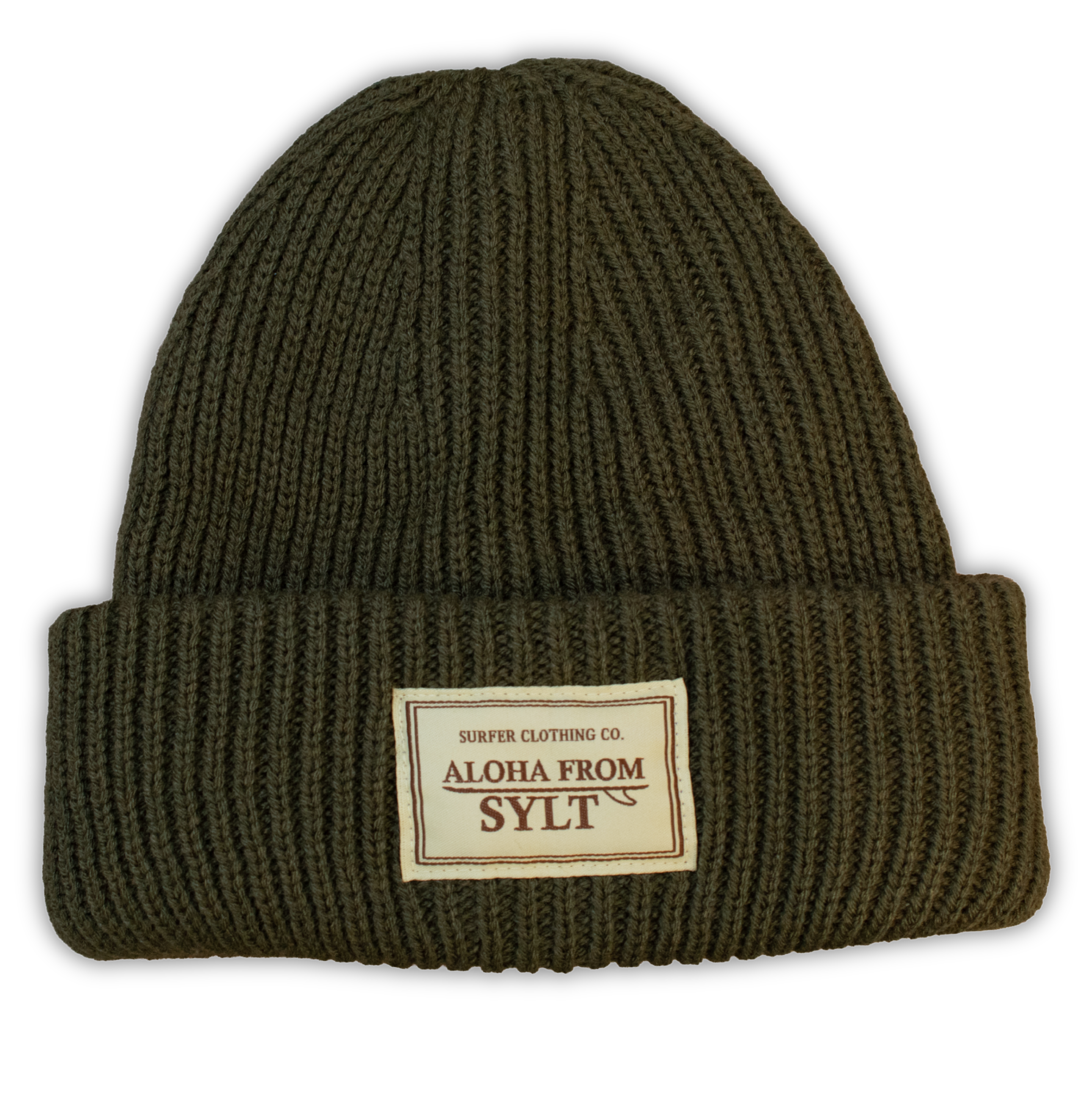 Beanie gefüttert - Olive Green