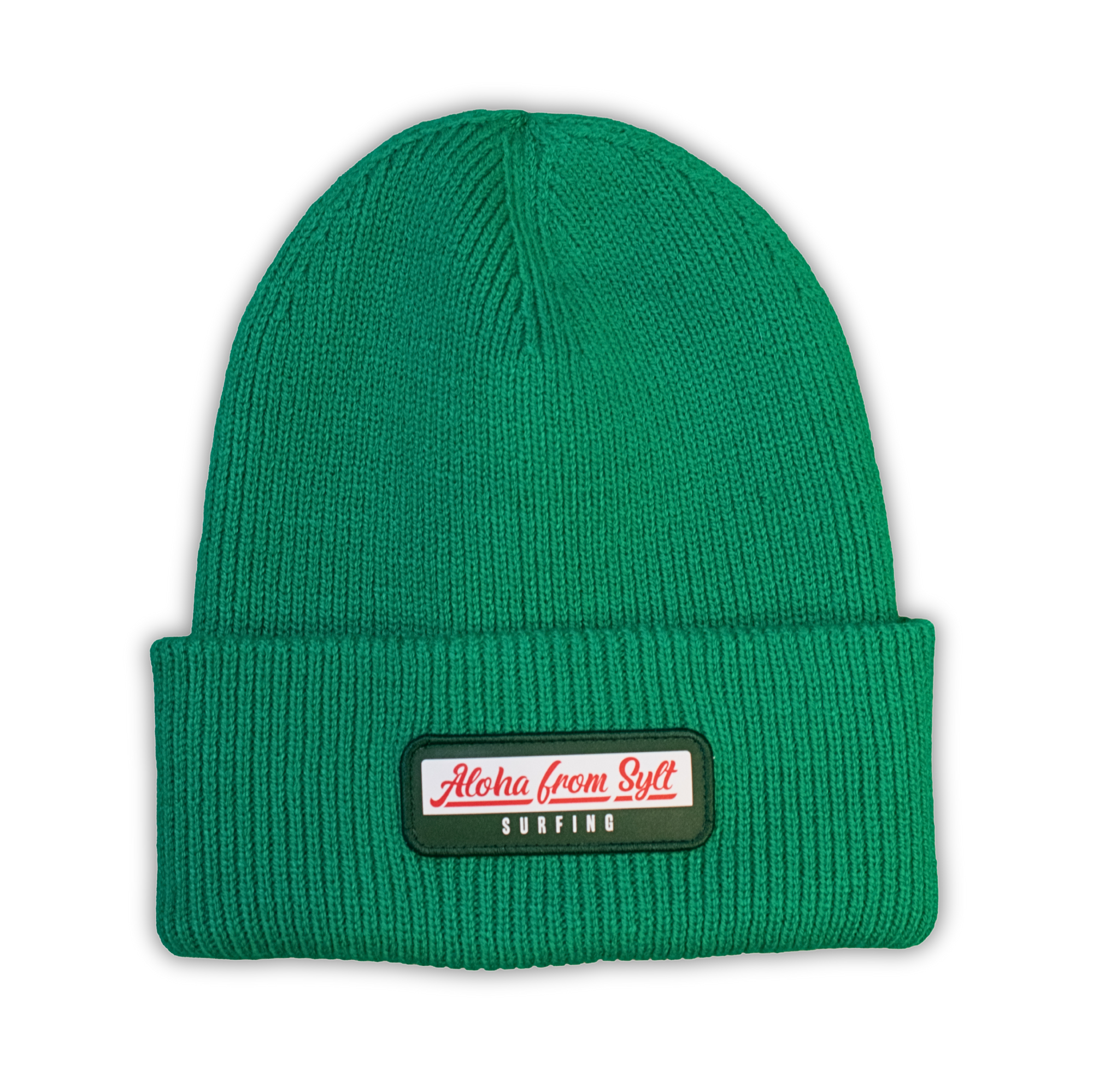 Beanie in Strickmuster - Kelly Green