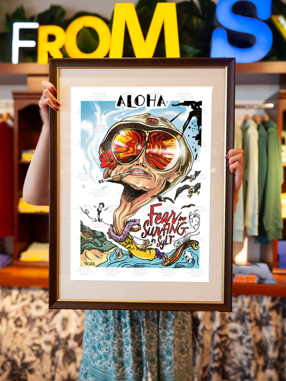Poster Fear and Surfing