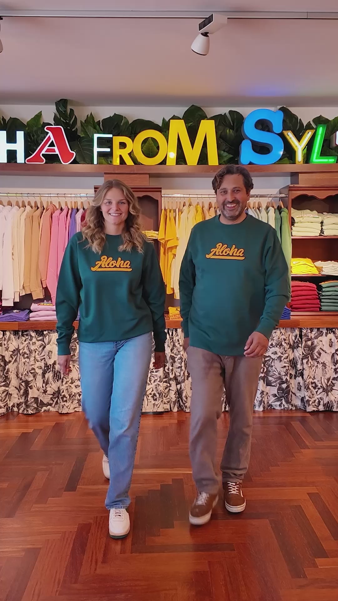 Sweater - Aloha Baseball Glazed Green