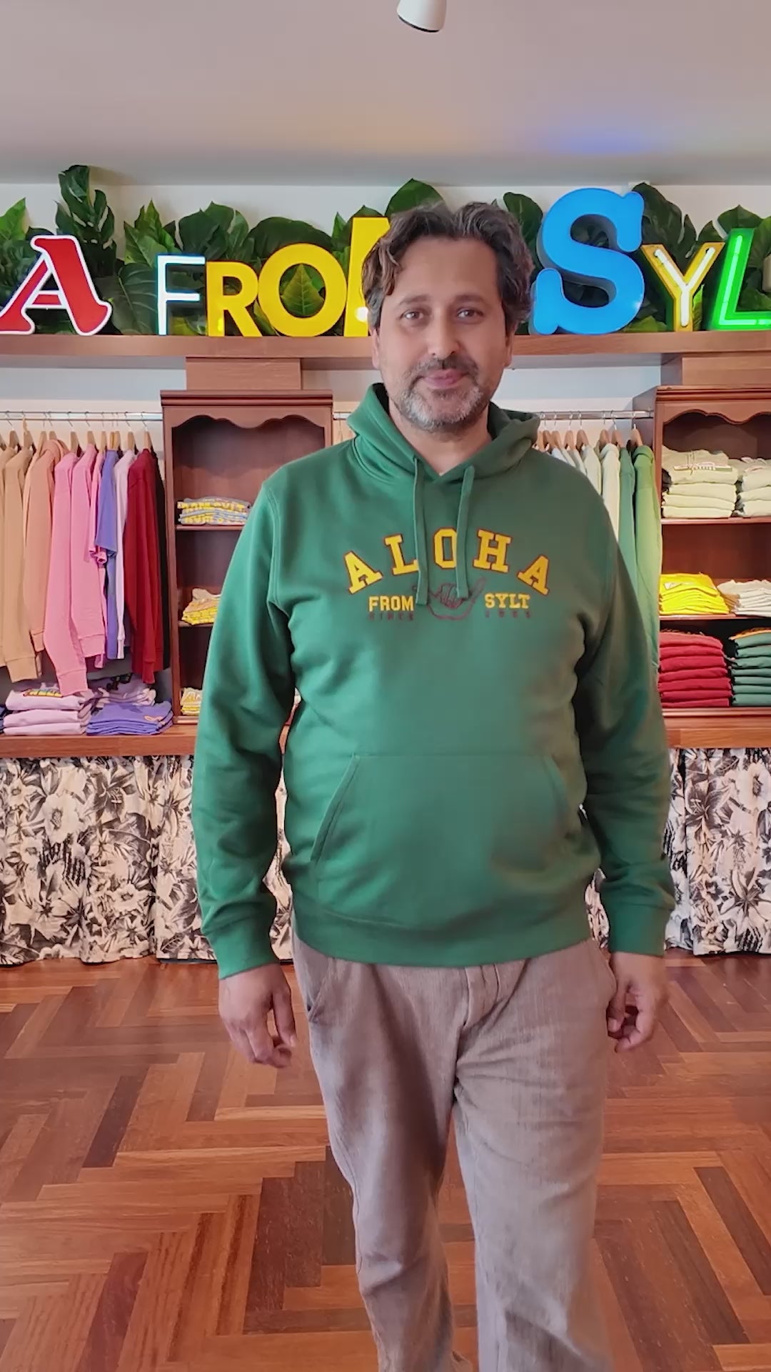Hoodie - Out of Academic Bottle Green