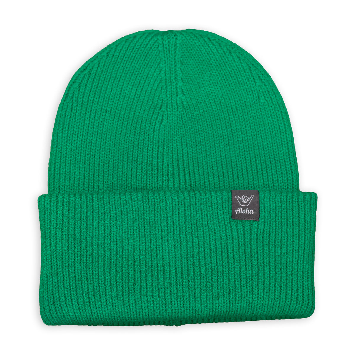 Beanie in Strickmuster - Kelly Green