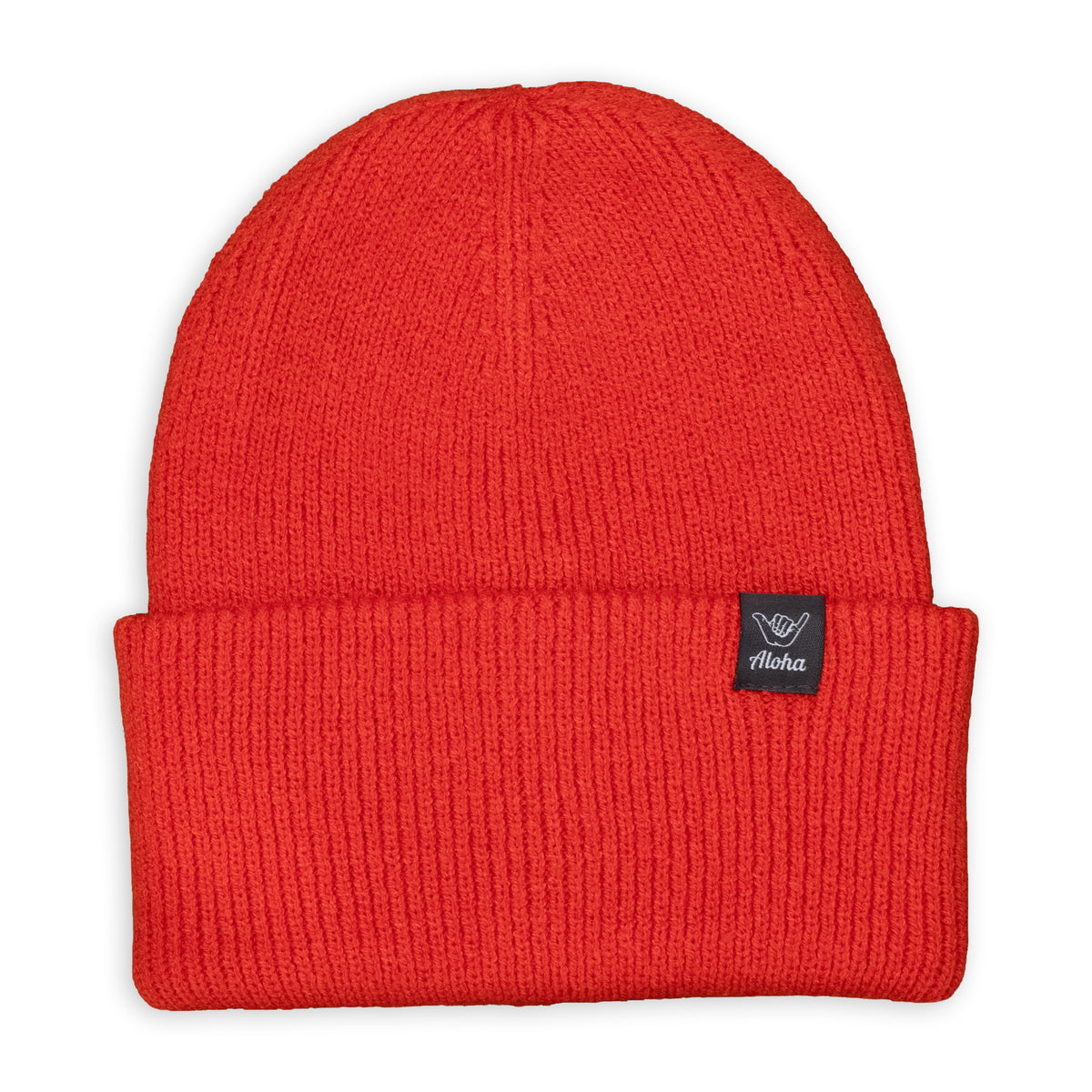 Beanie in Strickmuster - Sunset