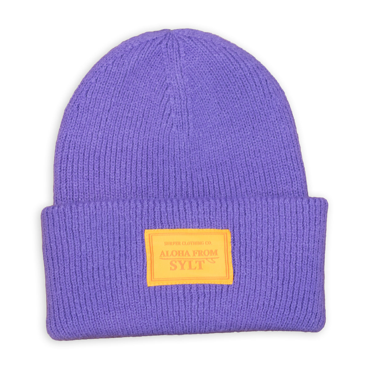 Beanie in Strickmuster - Violet