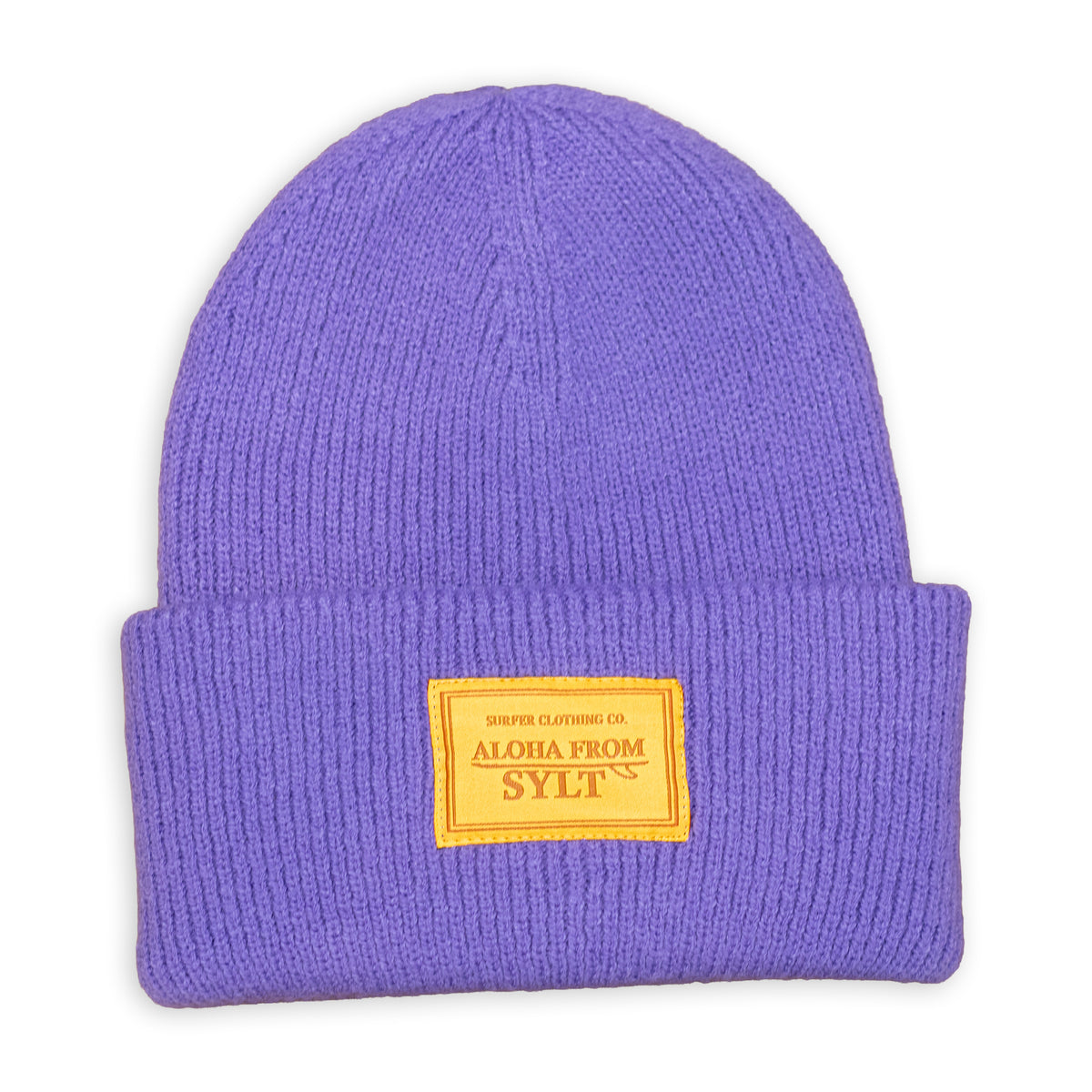 Beanie in Strickmuster - Violet