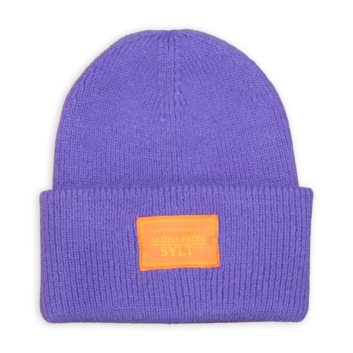 Beanie in Strickmuster - Violet