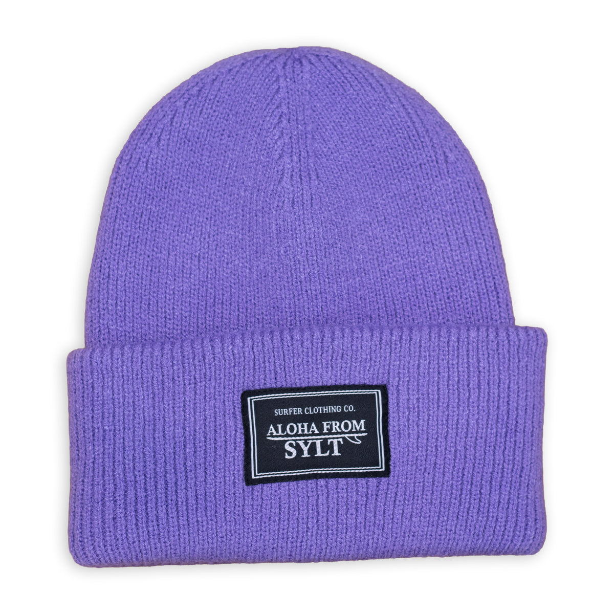 Beanie in Strickmuster - Violet