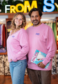 Pinker Fair Fashion Sweater/Pullover mit Schriftzug Aloha from Sylt aus Bio-Baumwolle und nachhaltig produziert (Unisex und ggf. oversized)