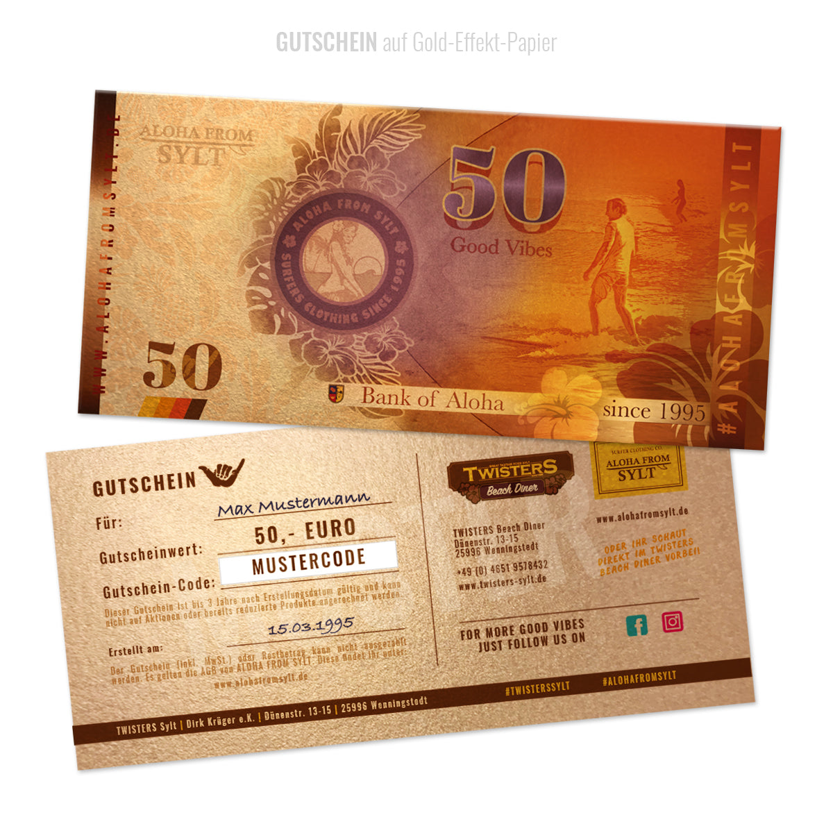 Geschenkgutschein-Karte 50,- EUR